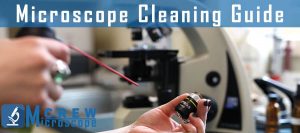 how to clean microscope