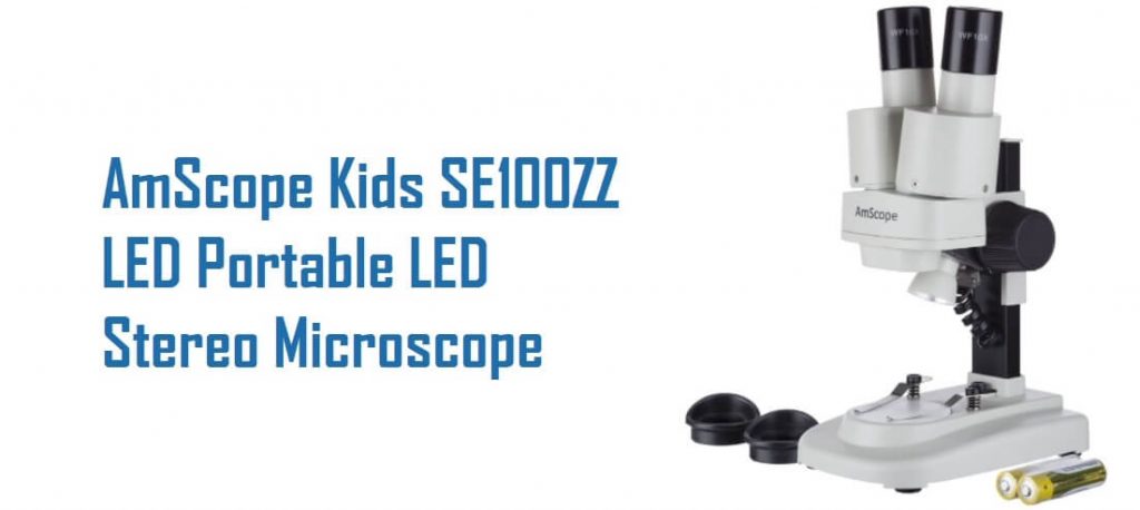 AmScope Kids SE100ZZ-LED Portable LED Stereo Microscope