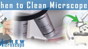 when to clean a microscope