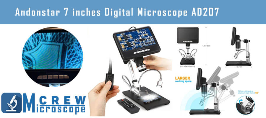 Andonstar 7 inches Digital Microscope AD207