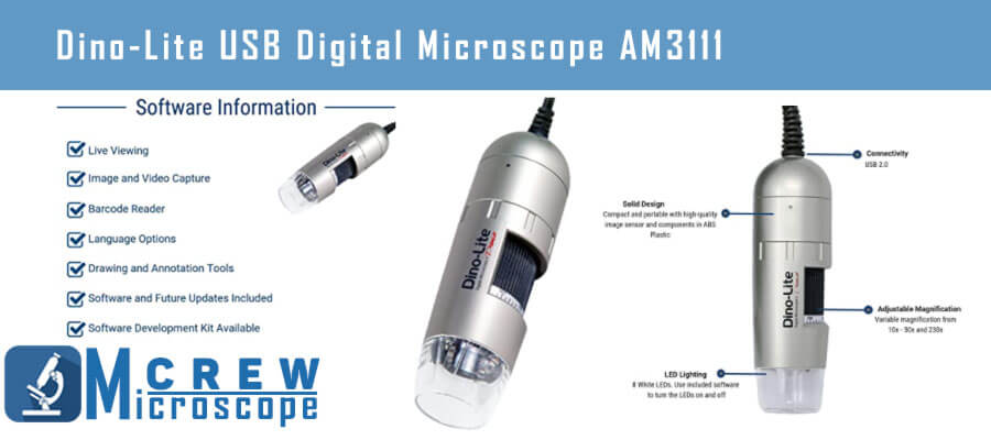 Dino Lite USB Digital Microscope AM3111