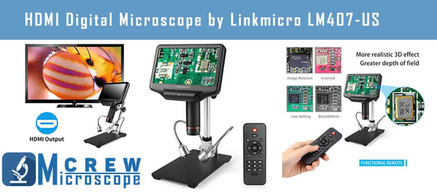 HDMI Digital Microscope by Linkmicro-LM407 US