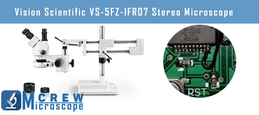 Vision-Scientific-VS-5FZ-IFR07-Trinocular-Stereo-Microscope