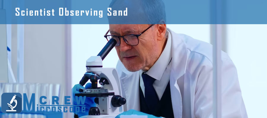 Scientist-Observing-Sand